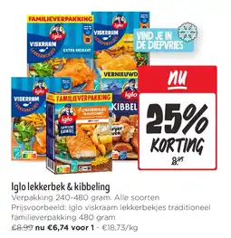 Jumbo Iglo lekkerbek & kibbeling aanbieding