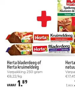 Jumbo Herta bladerdeeg of Herta kruimeldeeg aanbieding