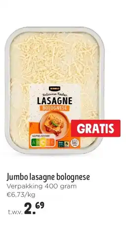 Jumbo Jumbo lasagne bolognese aanbieding