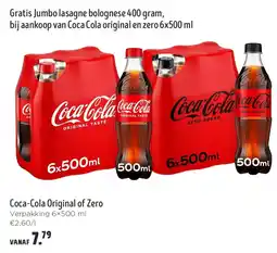 Jumbo Coca-Cola Original of Zero aanbieding