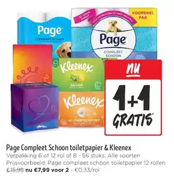 Jumbo Page Compleet Schoon toiletpapier & Kleenex aanbieding