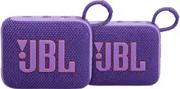 Coolblue JBL Go 4 Paars 2-pack aanbieding