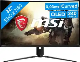 Coolblue MSI MPG 321CURX QD-OLED aanbieding