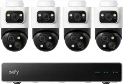 Coolblue Eufy PoE Security System + NVR + S4 4-Pack aanbieding