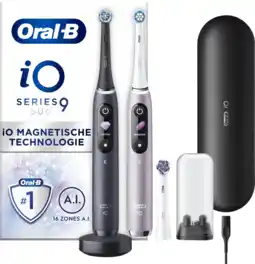 Coolblue Oral-B iO 9n Rozenkwarts en Onyx Zwart Duo Pack Speciale Editie aanbieding