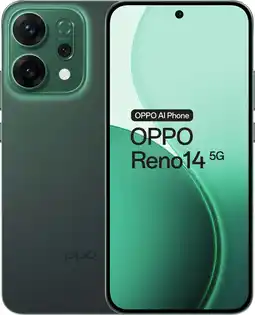 Coolblue OPPO Reno 14 512GB Groen 5G aanbieding