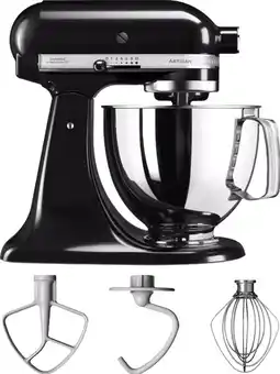 Coolblue KitchenAid Artisan Mixer 5KSM125 Onyx Zwart aanbieding