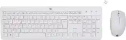 Coolblue HP 230 Wireless Mouse and Keyboard Combo (White) BEL aanbieding
