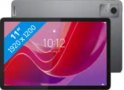 Coolblue Lenovo Tab M11 11 inch 128GB Wifi Grijs aanbieding