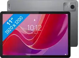 Coolblue Lenovo Tab M11 11 inch 128GB Wifi Grijs aanbieding