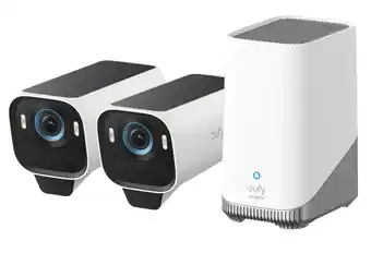 Coolblue EufyCam S3 Pro Duo Pack + HomeBase 3 aanbieding