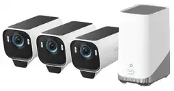 Coolblue EufyCam S3 Pro 3-Pack + HomeBase 3 aanbieding