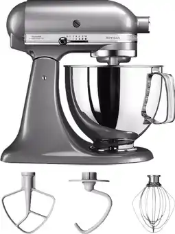 Coolblue KitchenAid Artisan Robot de Cuisine 5KSM125 Gris Argent aanbieding