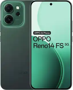 Coolblue OPPO Reno 14 FS 512 Go Vert 5G aanbieding
