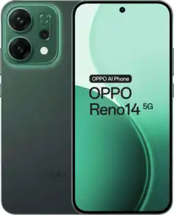 Coolblue OPPO Reno 14 512 Go Vert 5G aanbieding