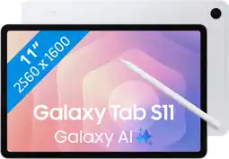 Coolblue Samsung Galaxy Tab S11 11 pouces 256 Go Wifi Argent aanbieding