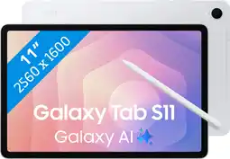 Coolblue Samsung Galaxy Tab S11 11 pouces 256 Go Wifi Argent aanbieding