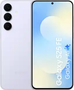 Coolblue Samsung Galaxy S25 FE 128 Go Bleu Clair 5G aanbieding
