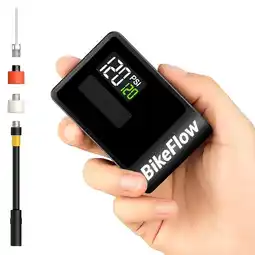 Decathlon BikeFlow mini elektrische draagbare fietspomp 120 PSI aanbieding