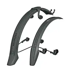 Decathlon Veloflexx 65 Spatbordset 27,5'' - Zwart aanbieding