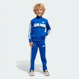 Decathlon Seasonal Essentials Tiberio 3-Stripes Tricot Trainingspak Kids aanbieding