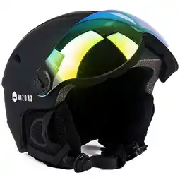 Decathlon Vizorz Skihelm - Zwart - Inclusief vizier Oranje en vizier grijs/goud aanbieding