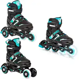 Decathlon Rolschaatsen 3in1 verstelbare Helixi LED wielen aanbieding