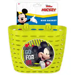 Decathlon Fietsmand MICKEY groen aanbieding