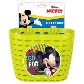 Decathlon Fietsmand MICKEY groen aanbieding