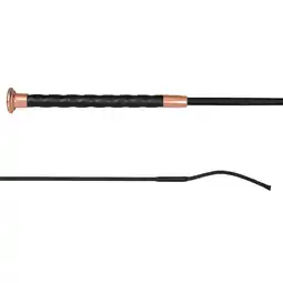 Decathlon Dressuurzweep START Glanzend Zwart met Roségoud aanbieding