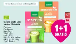 Delhaize Instant sticks voor warme biodrank aanbieding