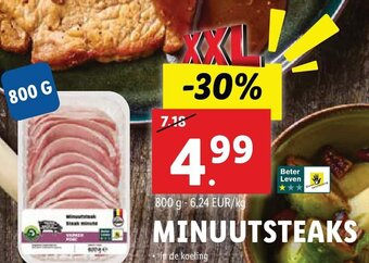 Minuutsteaks 800g
