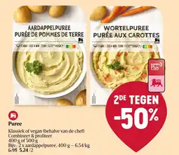 Delhaize Puree aanbieding