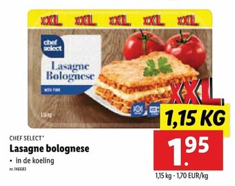 Lidl Lasagne bolognese aanbieding