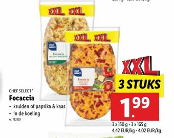 Lidl Focaccia aanbieding