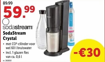 Lidl Sodastream Crystal aanbieding