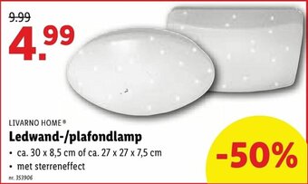 Lidl Ledwand-/plafondlamp aanbieding
