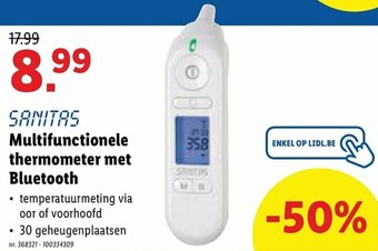 Lidl Multifunctionele thermometer met Bluetooth aanbieding