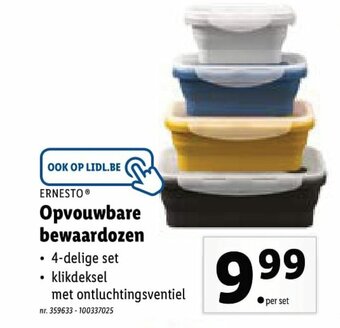 Opvouwbare bewaardozen
