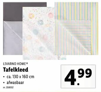 Lidl Tafelkleed aanbieding