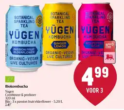 Delhaize Yugen Biokombucha aanbieding