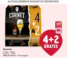 Delhaize Cornet Blond bier aanbieding