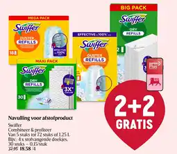 Delhaize Swiffer Navulling voor afstofproduct Swiffer aanbieding