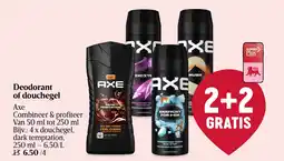 Delhaize Axe Deodorant of Douchegel Ахе aanbieding