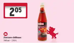 Delhaize Zoetzure chillisaus aanbieding