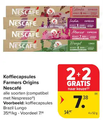 Koffiecapsules Farmers Origins Nescafé