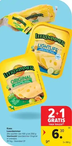 Carrefour Kaas Leerdammer aanbieding