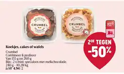 Delhaize Koekjes, cakes of wafels aanbieding