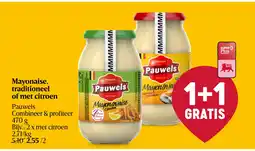 Delhaize Mayonaise, traditioneel of met citroen aanbieding