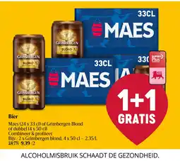 Delhaize Bier aanbieding
